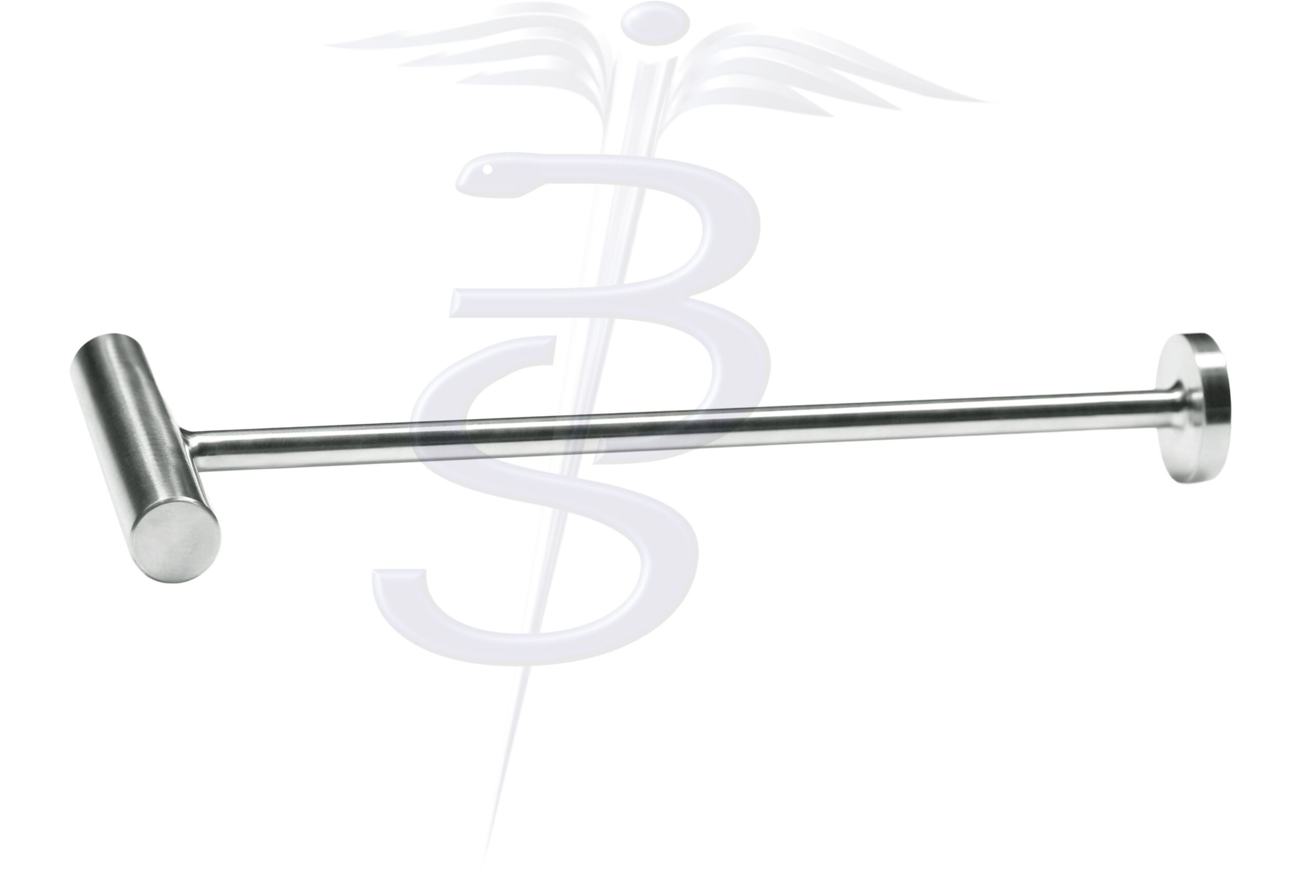 Acetabular Cement Pressuriser Flat End & T Handle 255mm - Bolton Surgical