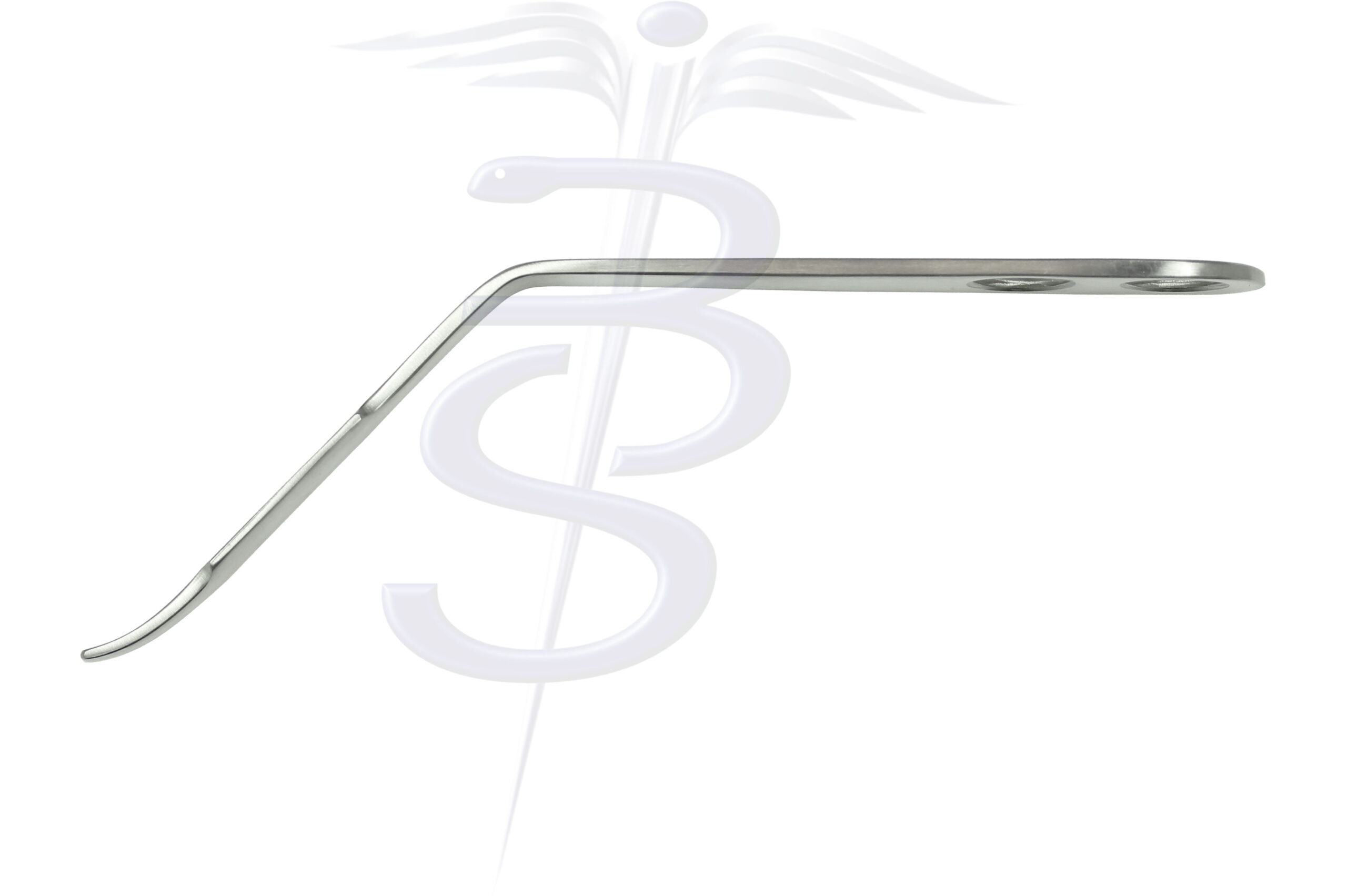 Charnley Hohmann Bone Elevator 45 Degree 16mm Widest Part Overall Length 235mm - Bolton Surgical