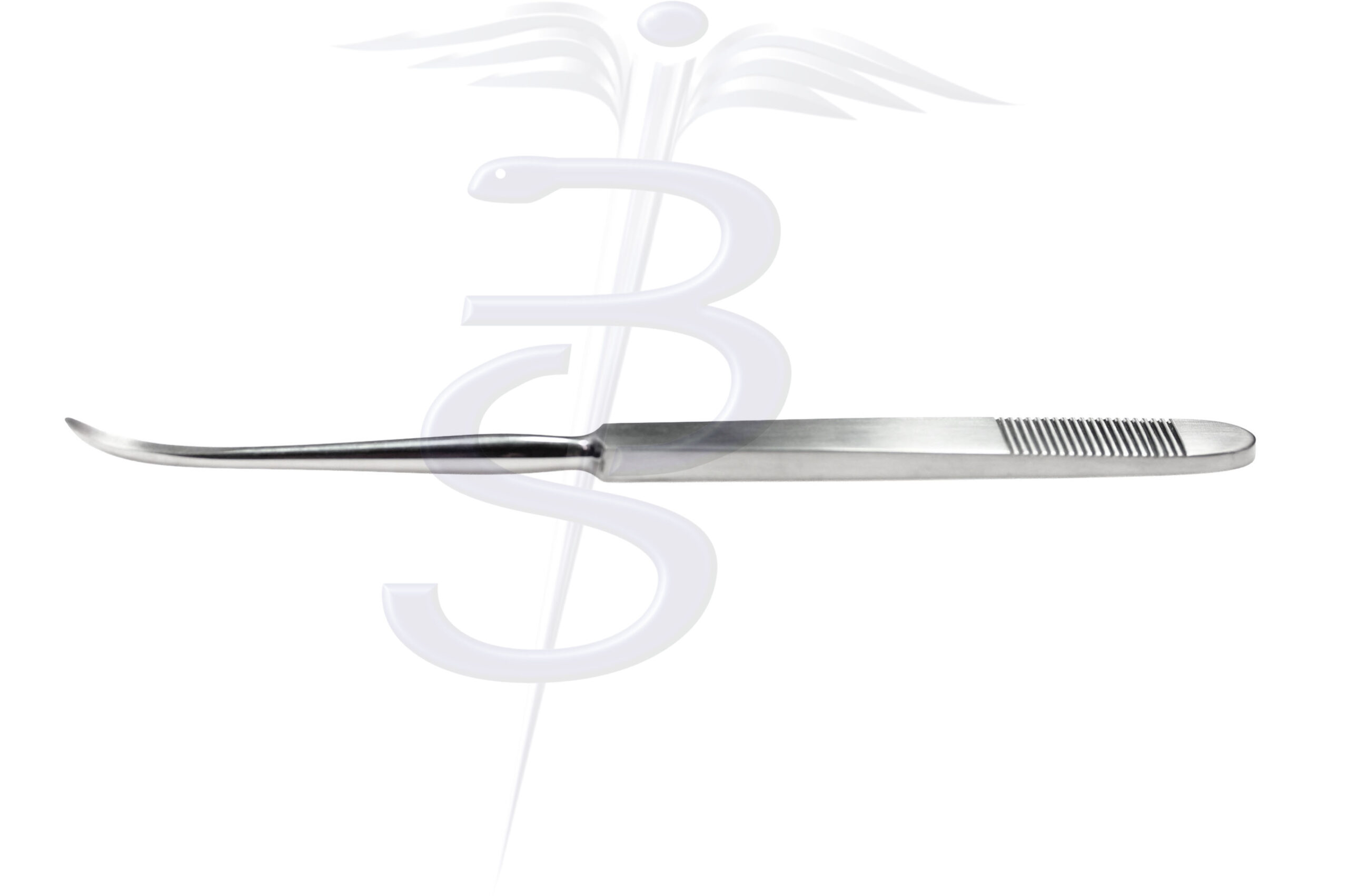 Adson Periosteal Elevator Curved Overall Length 165mm Solid Handle - Bolton Surgical